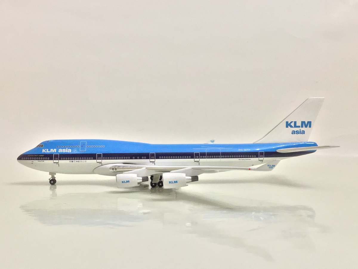 Aeroclassics 1:400 KLM asia Boeing 747-400 / Please read | eBay