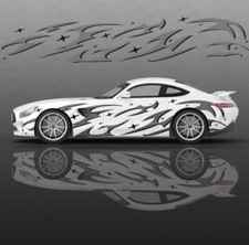 Flame Car Decals Flame Racing Sport Livery Decal For Both Sides Of Car Flames