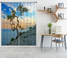 3D Mountain Landscape Tree ZHUA921 Photo Curtain Window Blockout Fabric Amy 2023