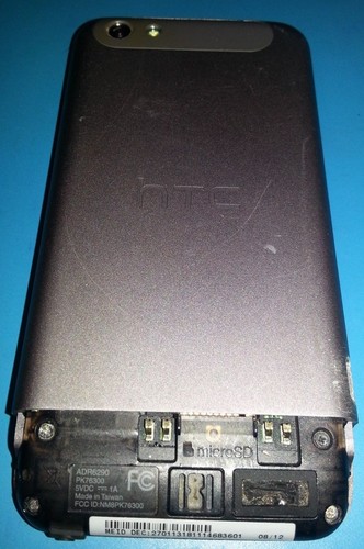 HTC One V 4GB - Gray (Unknown Carrier) LCD Damage- READ BELOW - Afbeelding 4 van 7
