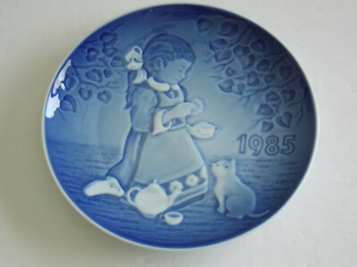 アンティーク雑貨 Bing & Grondahl 1985 Children's DayPlate BING AND GRONDAHL - 