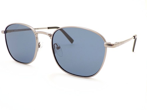 Calvin Klein Sonnenbrille matt metallisch mit blauen Gläsern Unisex CK20122S 008