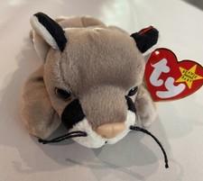 TY Canyon the Cougar Beanie Baby Stuffed Animal