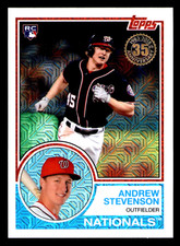 2018 Topps Andrew Stevenson Rookie 1983 Topps Silver Pack Chrome #45
