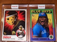 Topps Project70 Vladimir Guerrero Jr and Dave Parker by Alex Pardee