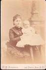 Mary Eugene Wright Onderdonk & Baby May Florence Cabinet Photo - NYC
