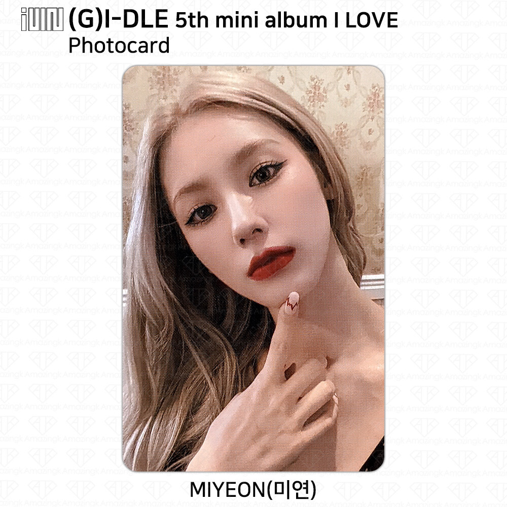 G)I-DLE G-IDLE IDLE 5th Mini Album I Love Official Photocard