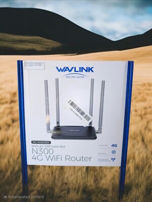 Wavlink N300 4G WiFi Router with 4G SIM Card Slot