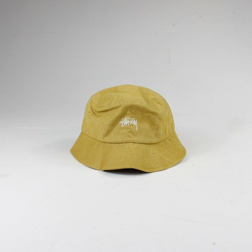 Stussy Stock Canvas Bucket Hat – Yellow 