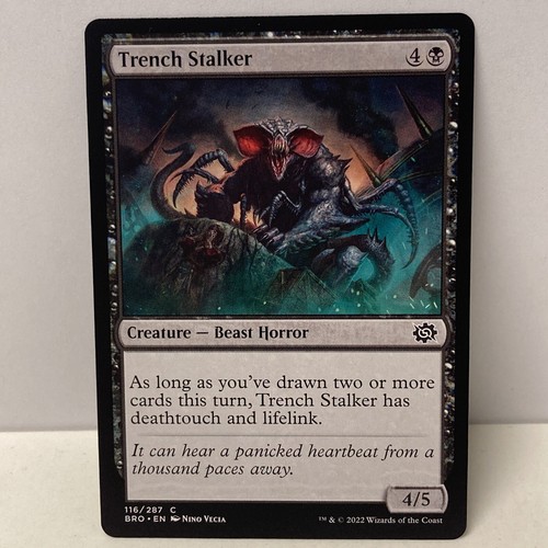 Trench Stalker (116) The Brothers' War BRO MTG Magic The Gathering - 第 1/1 張圖片