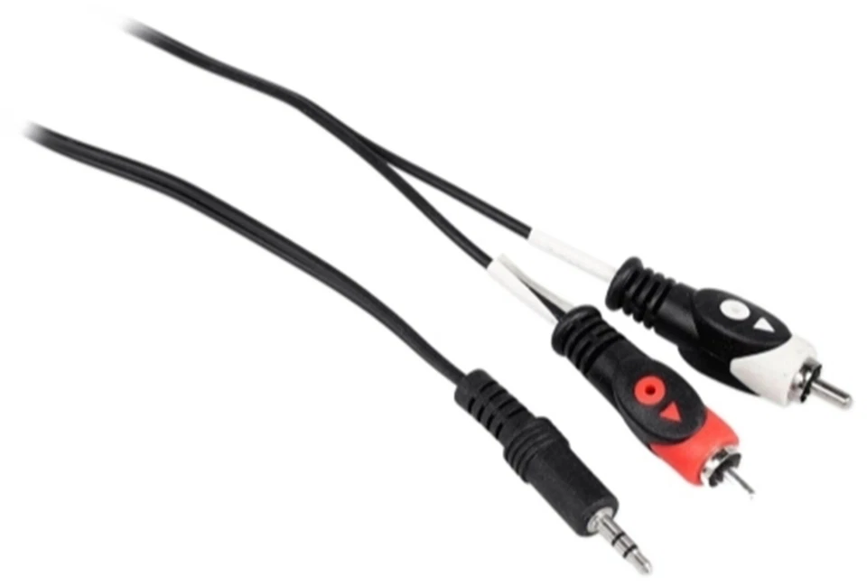 Rockville RNRMR10 10' 3.5mm 1/8" TRS to Dual RCA Cable 100% Copper - Image 2 of 4
