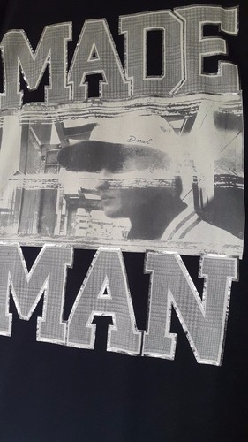 DIESEL COLORADO T-SHIRT HOMME EN COTON COLORIS NOIR IMPRIME TAILLE L - Picture 8 of 12