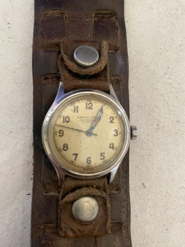VINTAGE ERNEST BOREL INCASTAR MILITARY AUTOMATIC WATCH - 第 1/5 張圖片