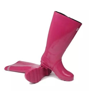 Kangol Damen Tall Gummistiefel - Berry Pink / UK3 EU36