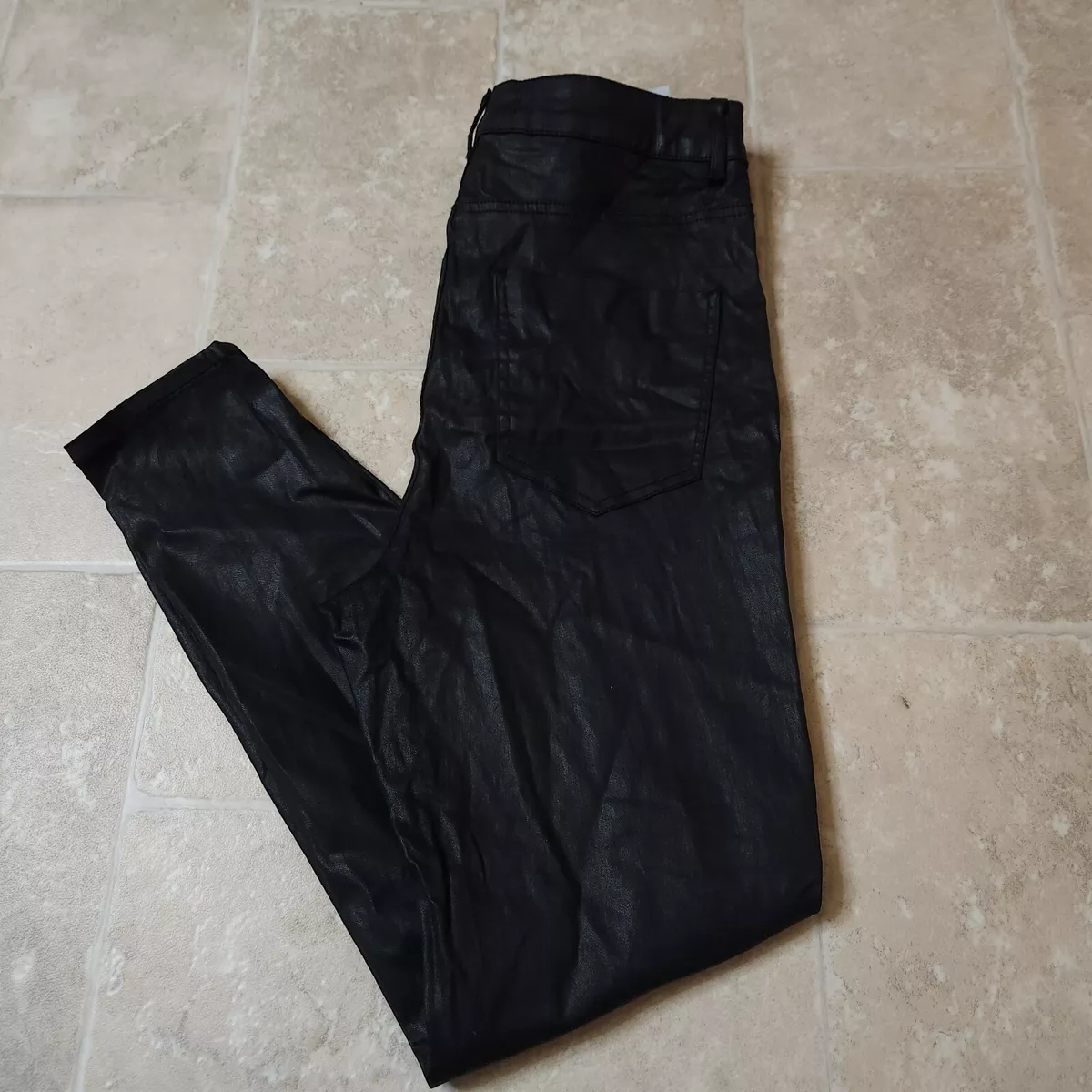 Waxed jeggings sale