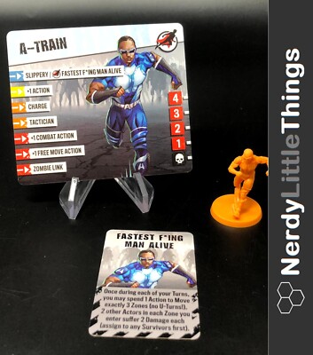 Zombicide - The Boys Character Packs - The Seven - A-Train - Miniature & Cards