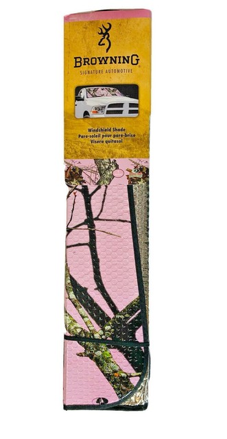 Browning Pink Mossy Oak Break Up Windshield Shade Bws1005 For Sale Online Ebay