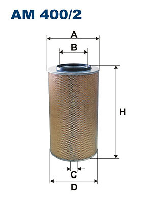 FILTRON AM 400/2 Luftfilter für KAMAZ