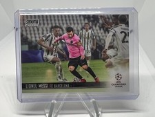 2020-21 Topps Stadium Club Chrome Champions League Lionel Messi #1 Barcelona