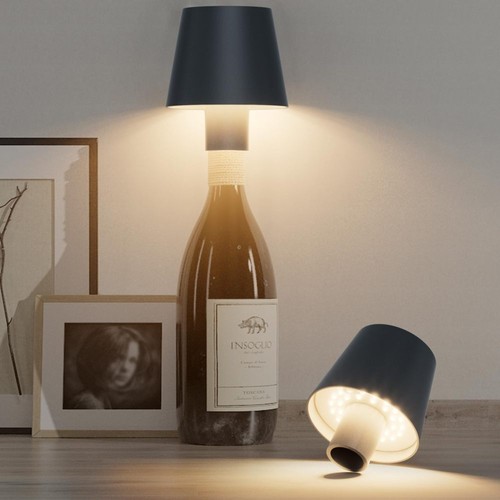 LED Flaschenlampe Dimmbare Touch Weinflasche Tisch lampe Deko Licht Nachtlicht - Bild 4 von 24