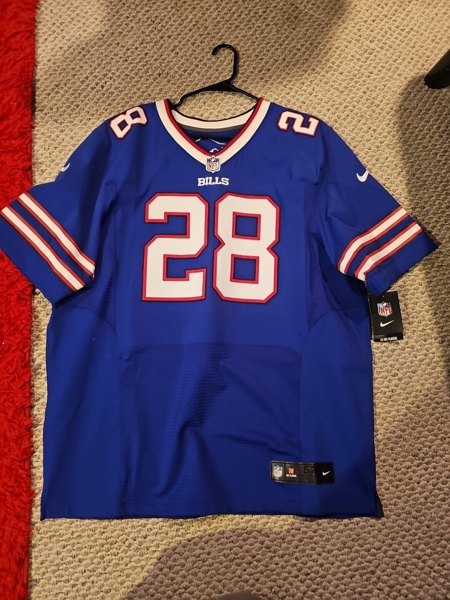 2012 CJ Spiller Buffalo Bills Nike Authentic NFL Elite Jersey Size