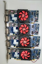 LOT of 4 AMD Radeon ATI-102-C26405 HD6450 1GB PCIe Video Graphic Card DVI