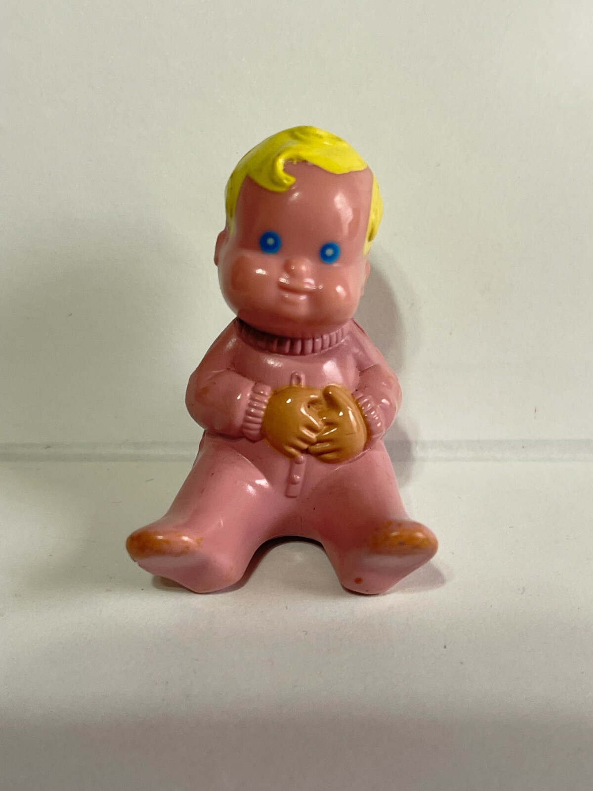 Fisher Price Loving Family Accessories Blonde Baby in pink outfit