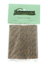 Nickel Flat Coin Wrappers, 40 pack