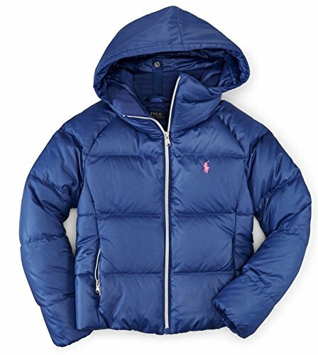 Polo Ralph Lauren Hooded Quilted Down Filled Coat Parka Jacket 2 2T Navy (30)