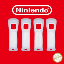 4x Official Wii Remote Cover Sleeve Nintendo Motion Plus 👾 U Controller CLEAR