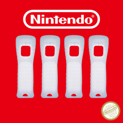 4x Official Wii Remote Cover Sleeve Nintendo Motion Plus   U Controller CLEAR