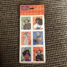 Disney Hunchback of Notre Dame Hallmark Stickers Made In USA 4 Sheets Unused New