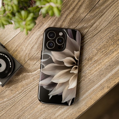 Tough Case For iPhone, Samsung Galaxy, Pixel, Cream Dahlia Flower Print - 第 13/223 張圖片