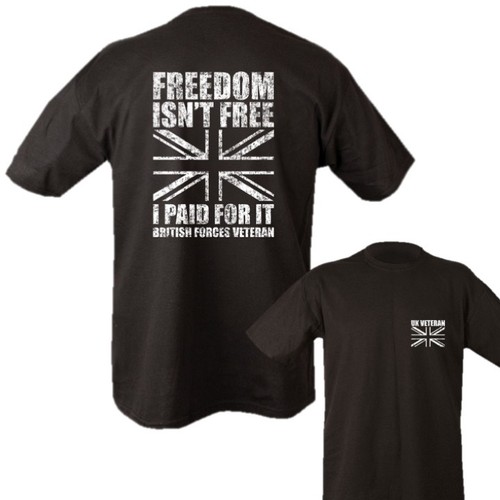 T-SHIRT S M 100% COTTON MENS UNION JACK 