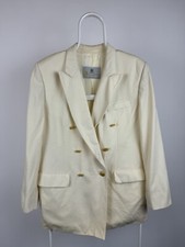 Vintage Aquascutum Made In England Two Breasted BlazerSize 12