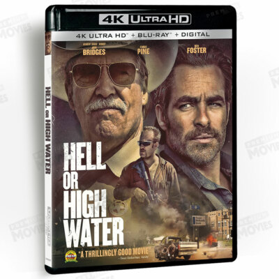 NEW Hell or High Water (2016) 4K UHD+Blu-ray+Digital US Release Chris Pine Jeff