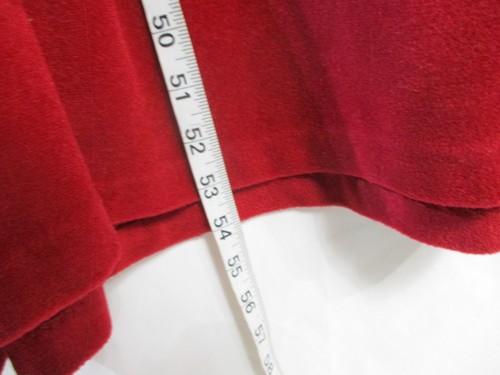 Vintage Vanity Fair Robe Womens Large Red Velour Zip Up Long Sleeve Polyester - Picture 9 of 10