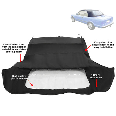 BMW 3 Series E30 Convertible O.E.M. PVC Window | 365 Days Return Warranty - Foto 5
