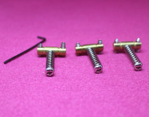 Juego de 3 sillas de montar Fender Squier Squire Telecaster Bridge - Imagen 2 de 4