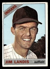 1966 Topps JIM LANDIS #128 GD Cleveland Indians