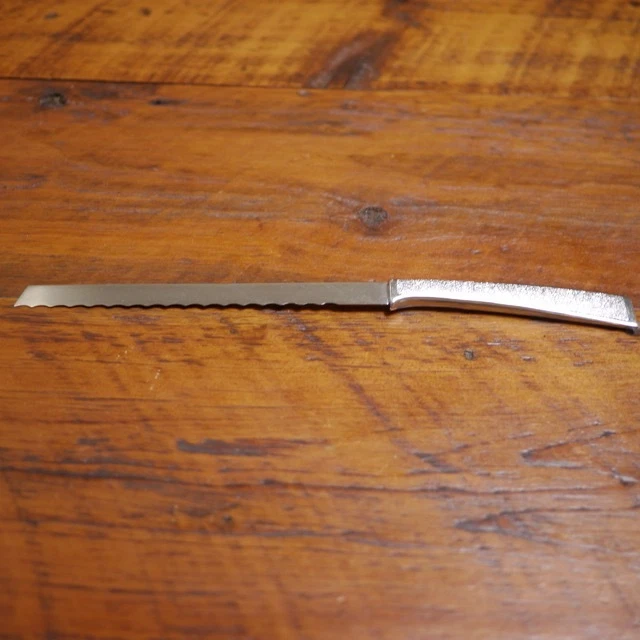 Vintage Mid Century MCM Carvel Hall Stainless Steel USA Kitchen Serrated Knife