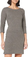 Tom Tailor Dress Womens 2 Sweater Dress Herringbone 1/2 Sleeve Mini  N67