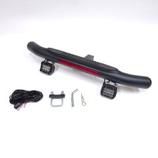 Black Heavy Duty Tow Hitch Step Led Brake Spot Light 2 Receiver 3 Round 36