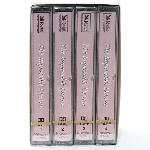 Reader's Digest: The impossible Dream, 4 Cassette Tape Box Set, 2009 NEW SEALED - Picture 2 of 11