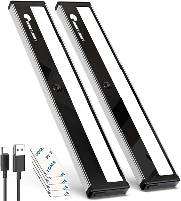 Dr.HOMLAB Under Cabinet Lights, 54-LED Under Counter Lights, 10inch Slim Motion