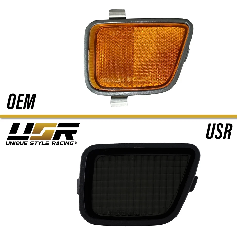 DEPO Euro Smoke Front Bumper Side Marker Reflector For 1997-2001 Honda CR-V CRV - Image 4 of 4