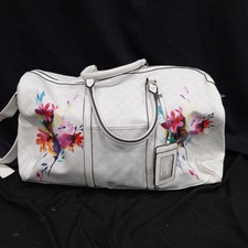 Steve Madden Floral White Duffle Bag
