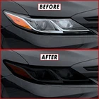 FOR 18-24 Toyota Camry Headlight SMOKE Precut Vinyl Tint Overlays