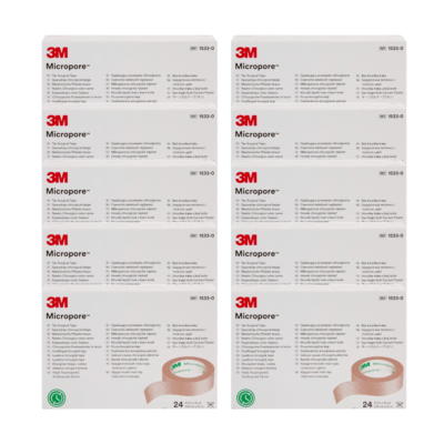 #ad #ad 3M Micropore Surgical Tape Tan 0.5quot; x 10 Yds 24 Rolls Box Case of 10 Boxes $185.00