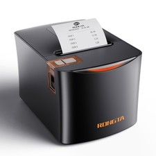 Thermal Receipt Printer, 80mm High-Speed POS Printer with Auto Cutter, 250mm/...